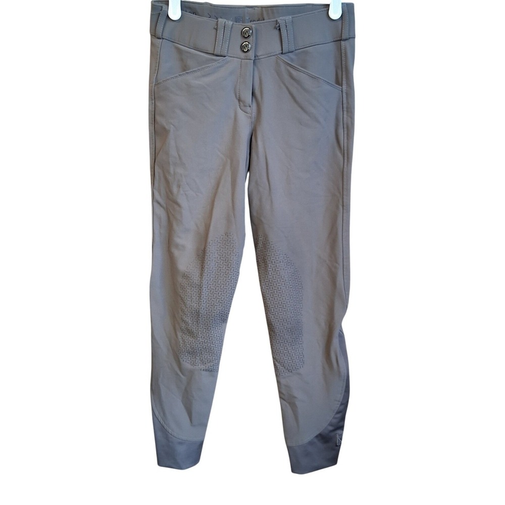 Tredstep IRELAND Taupe Stretch Riding Breeches Equestrian Sz 24/25 EUC‎